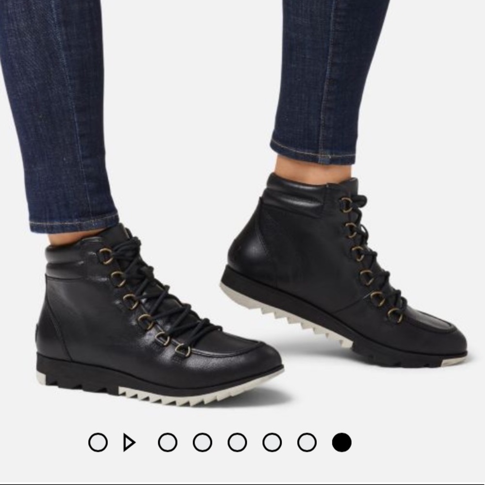 SOREL Harlow Lace Bootie in Black